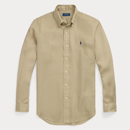 Camicia classica in lino RL