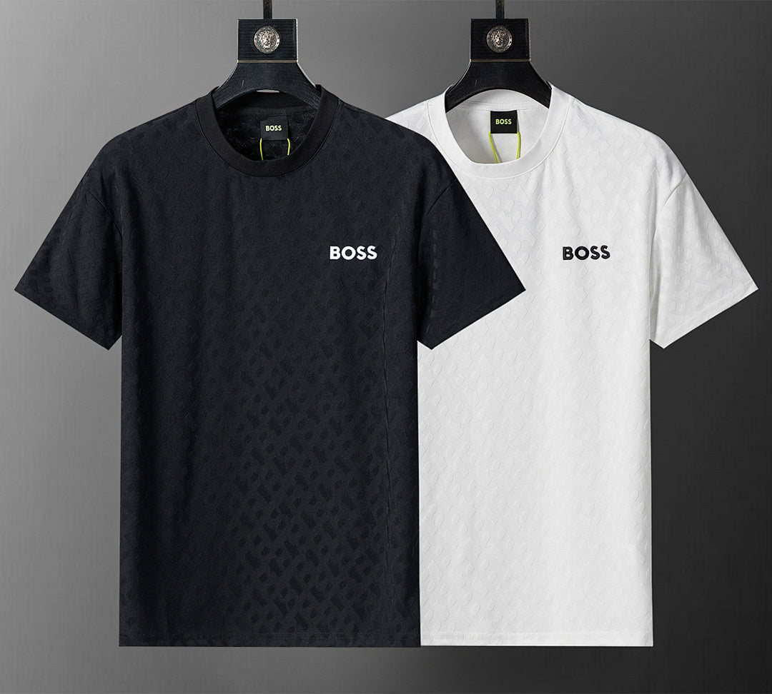 BOSS T-Shirt-Zweiteiler mit Monogramm-Prägung - Schwarz - 7