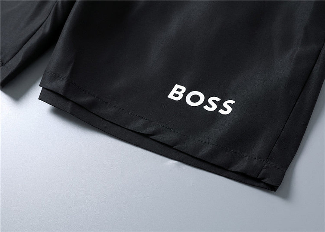 BOSS Badeshorts mit Kontrastbund - 8