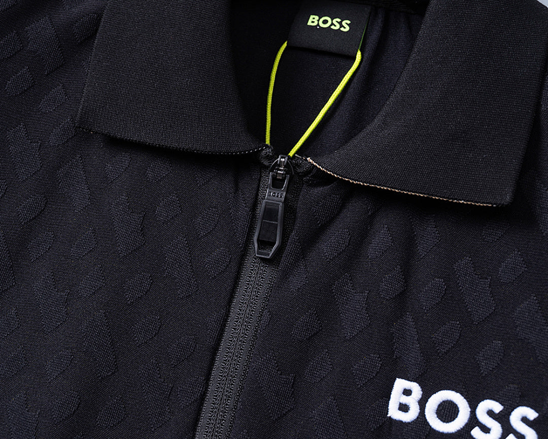 BOSS Zweiteiler mit Monogramm-Prägung - Schwarz - 9