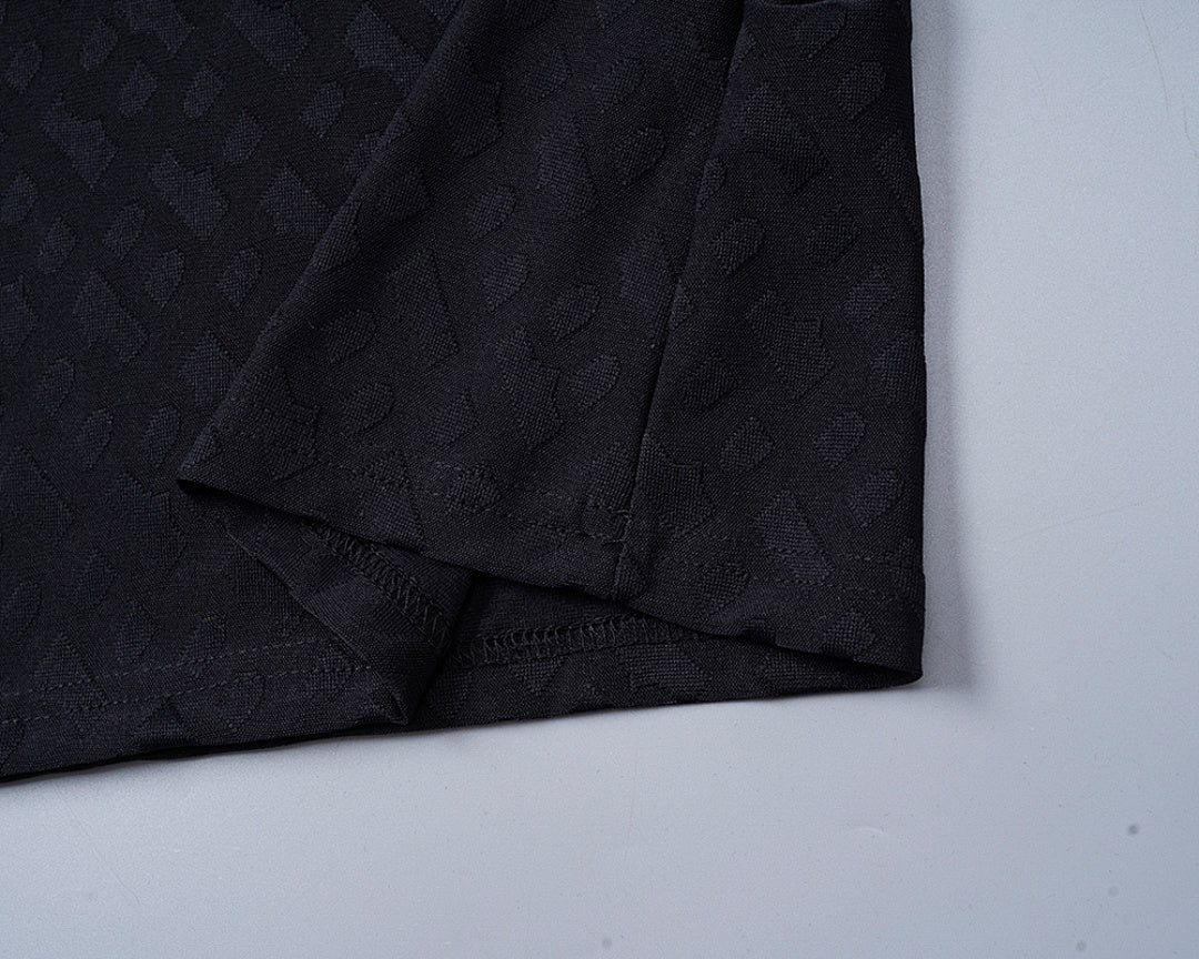 BOSS T-Shirt-Zweiteiler mit Monogramm-Prägung - Schwarz - 9