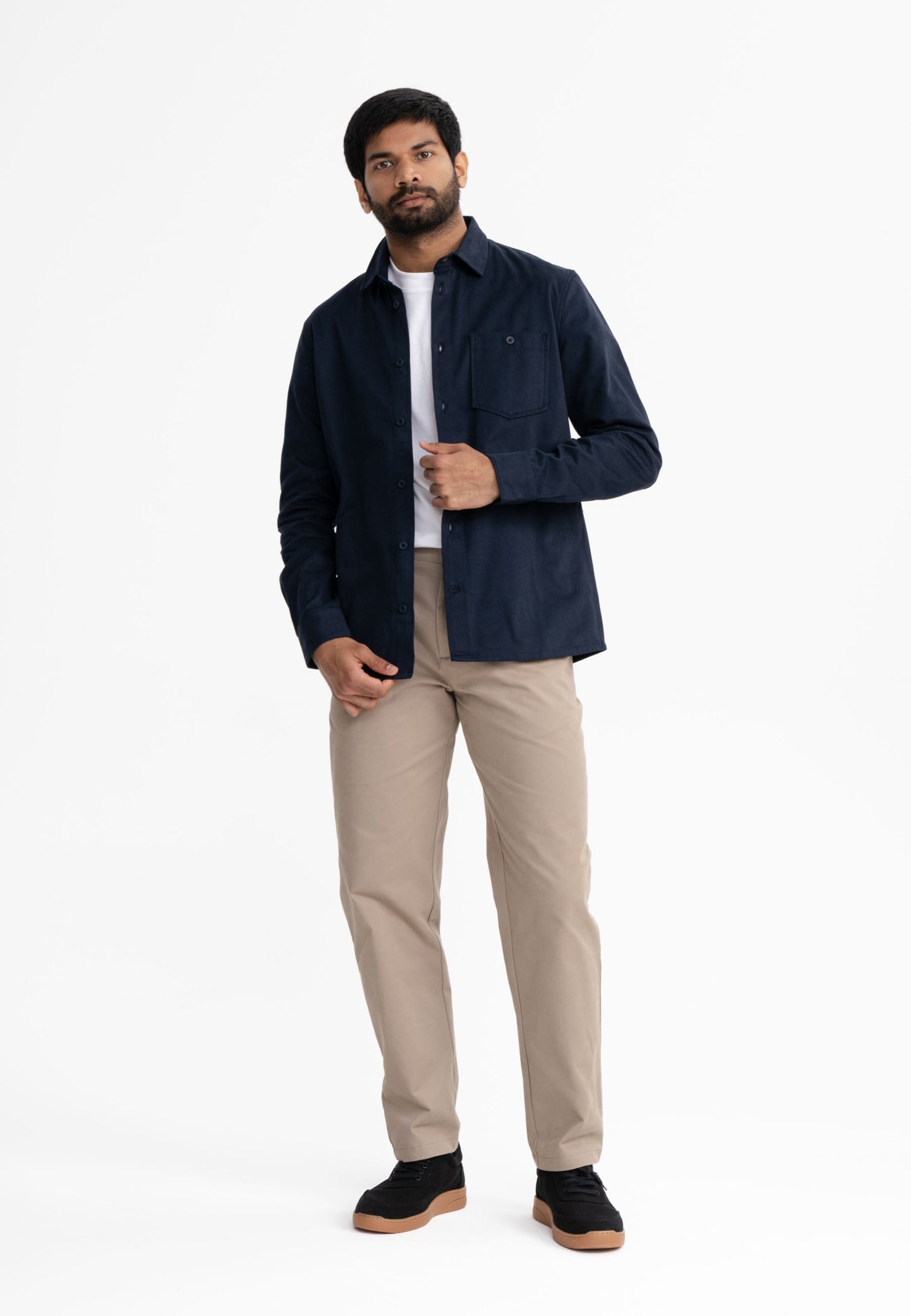 Camicia in twill modello ASHUTOSH