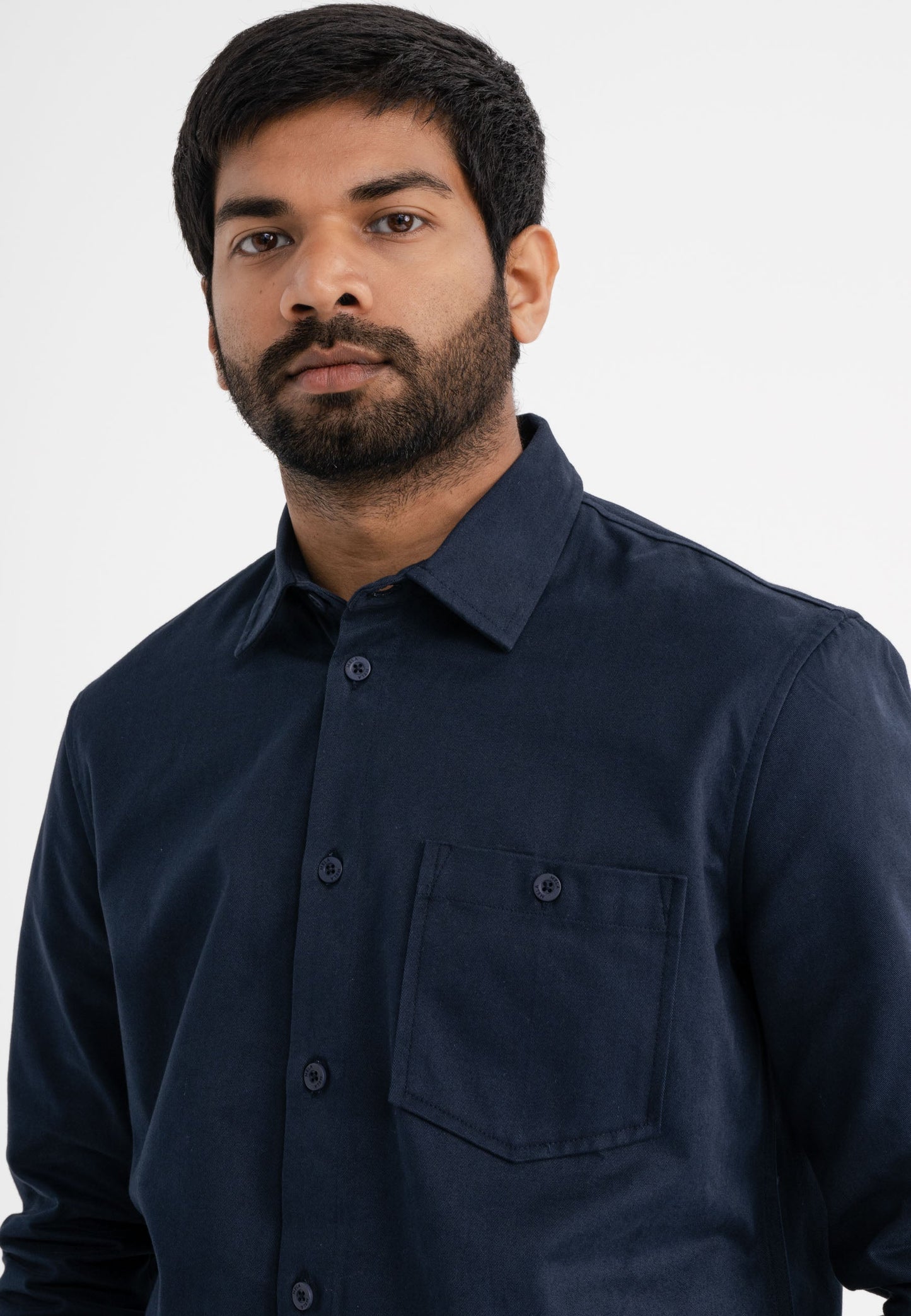 Camicia in twill modello ASHUTOSH