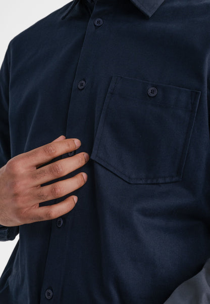 Camicia in twill modello ASHUTOSH