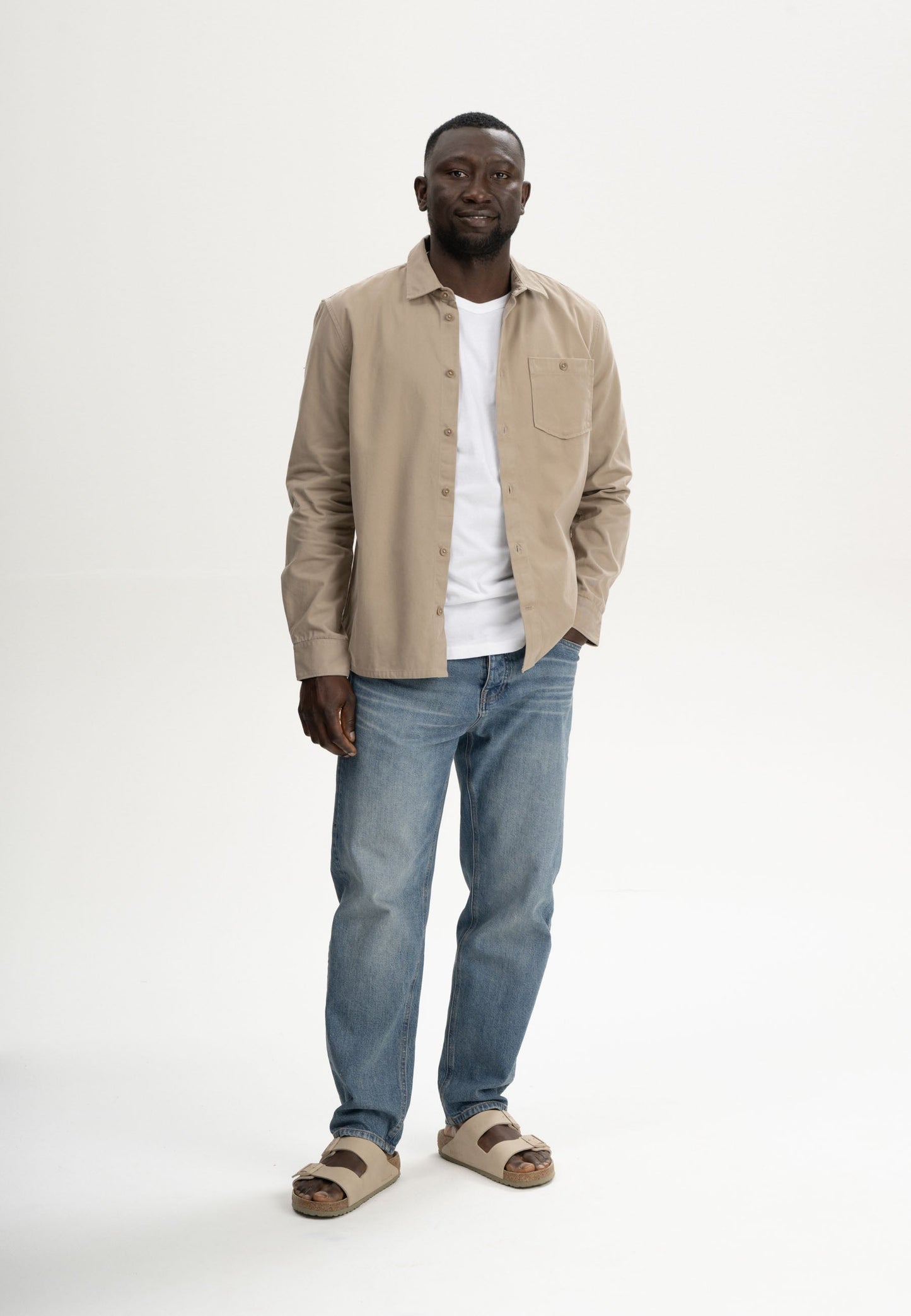 Camicia in twill modello ASHUTOSH