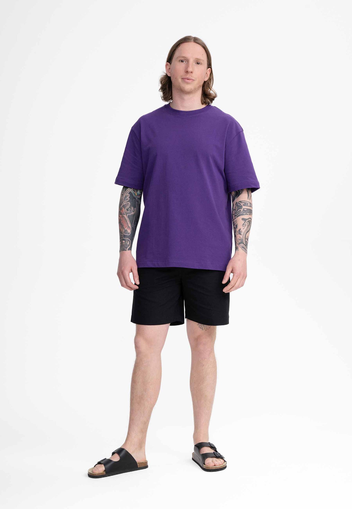 T-shirt oversize pesante stile BHAJAN