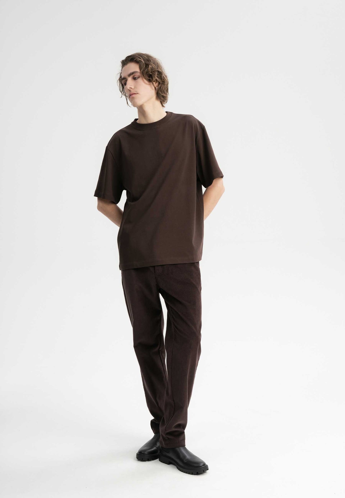 T-shirt oversize pesante stile BHAJAN