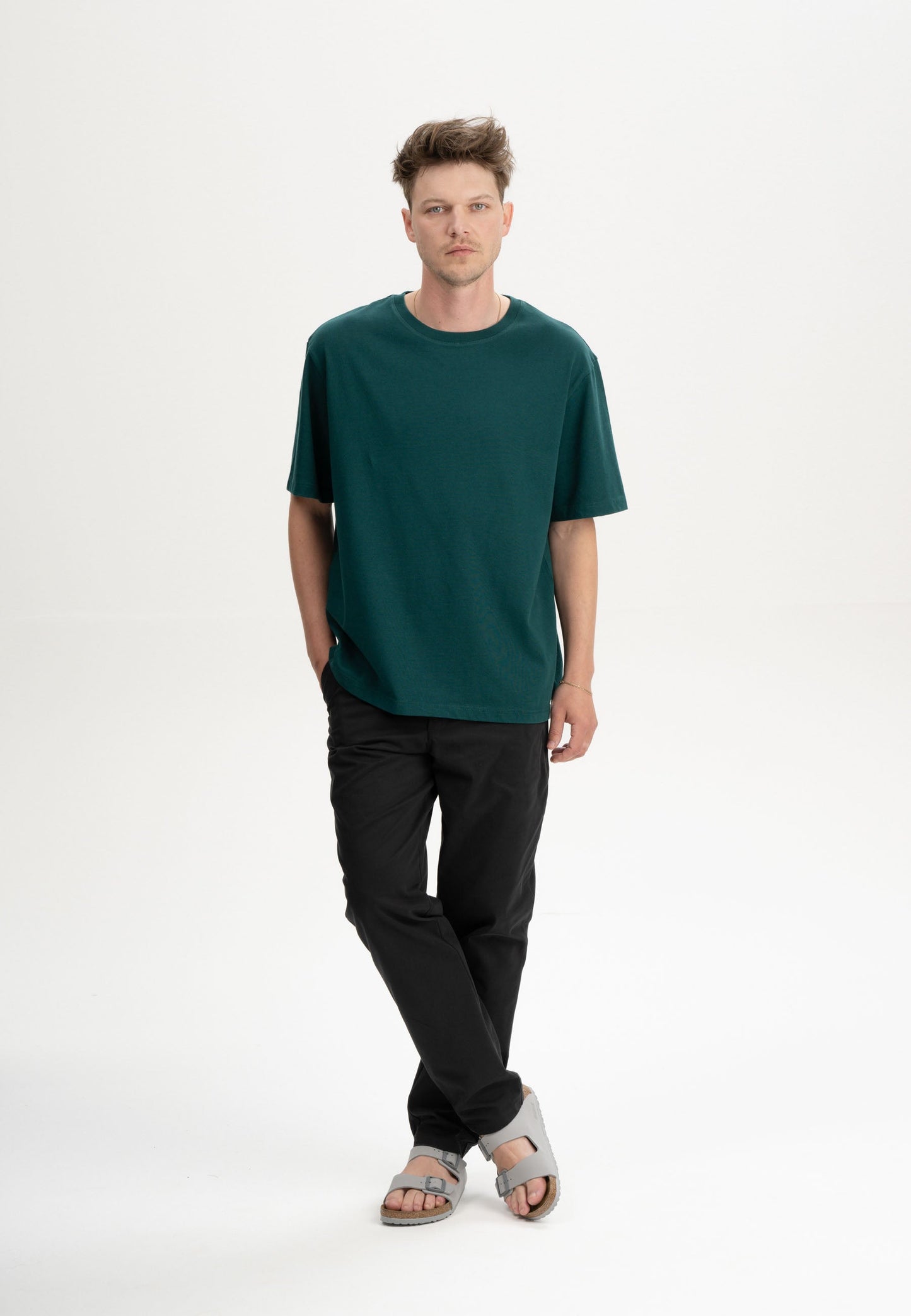 T-shirt oversize pesante stile BHAJAN