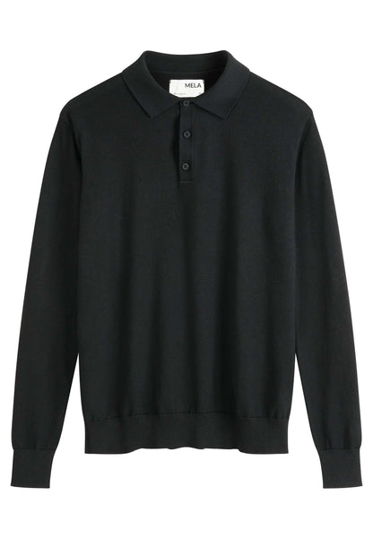 Polo a maniche lunghe in maglia, modello HARISH