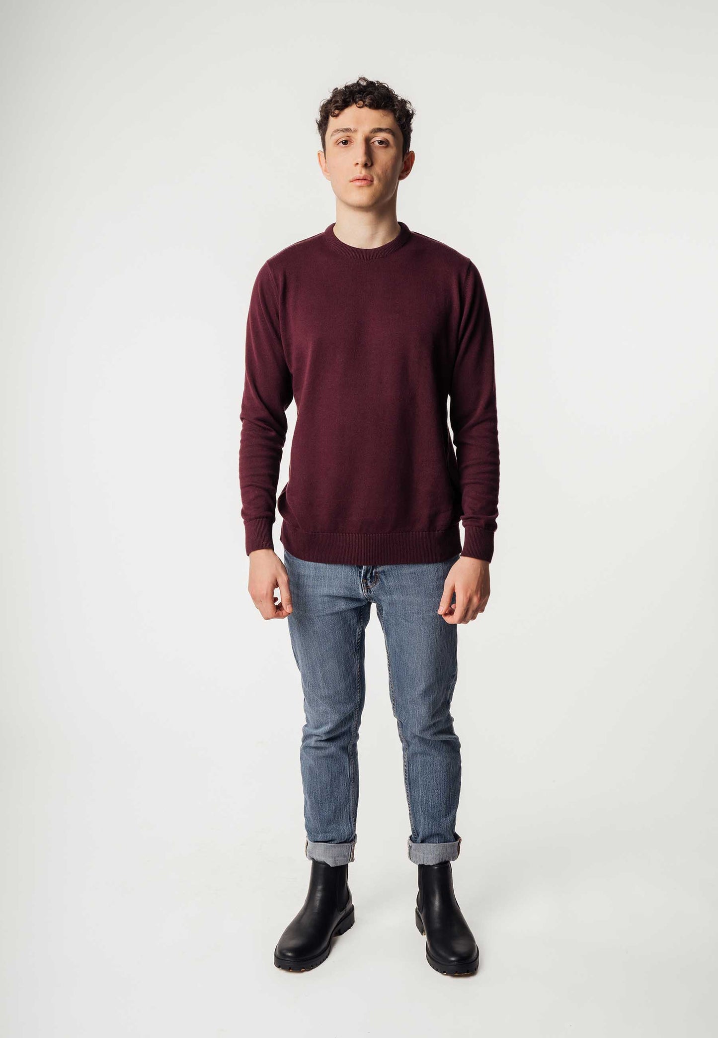 Pullover in maglia fine, modello HIMAL