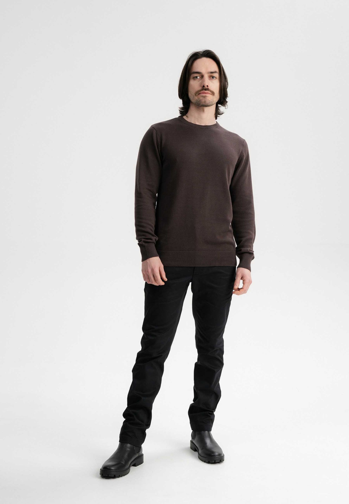 Pullover in maglia fine, modello HIMAL
