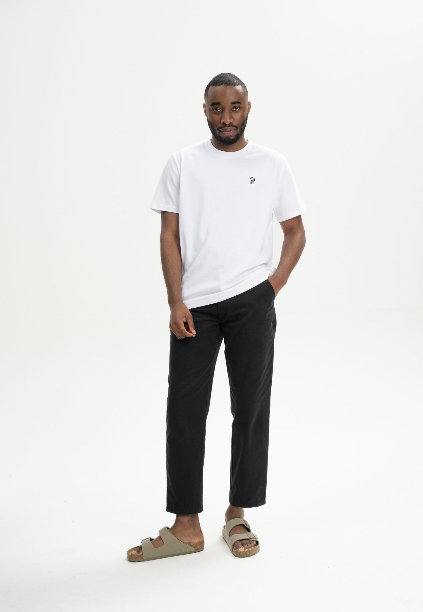 T-shirt in maglia pesante Style PRAVIN con ricamo