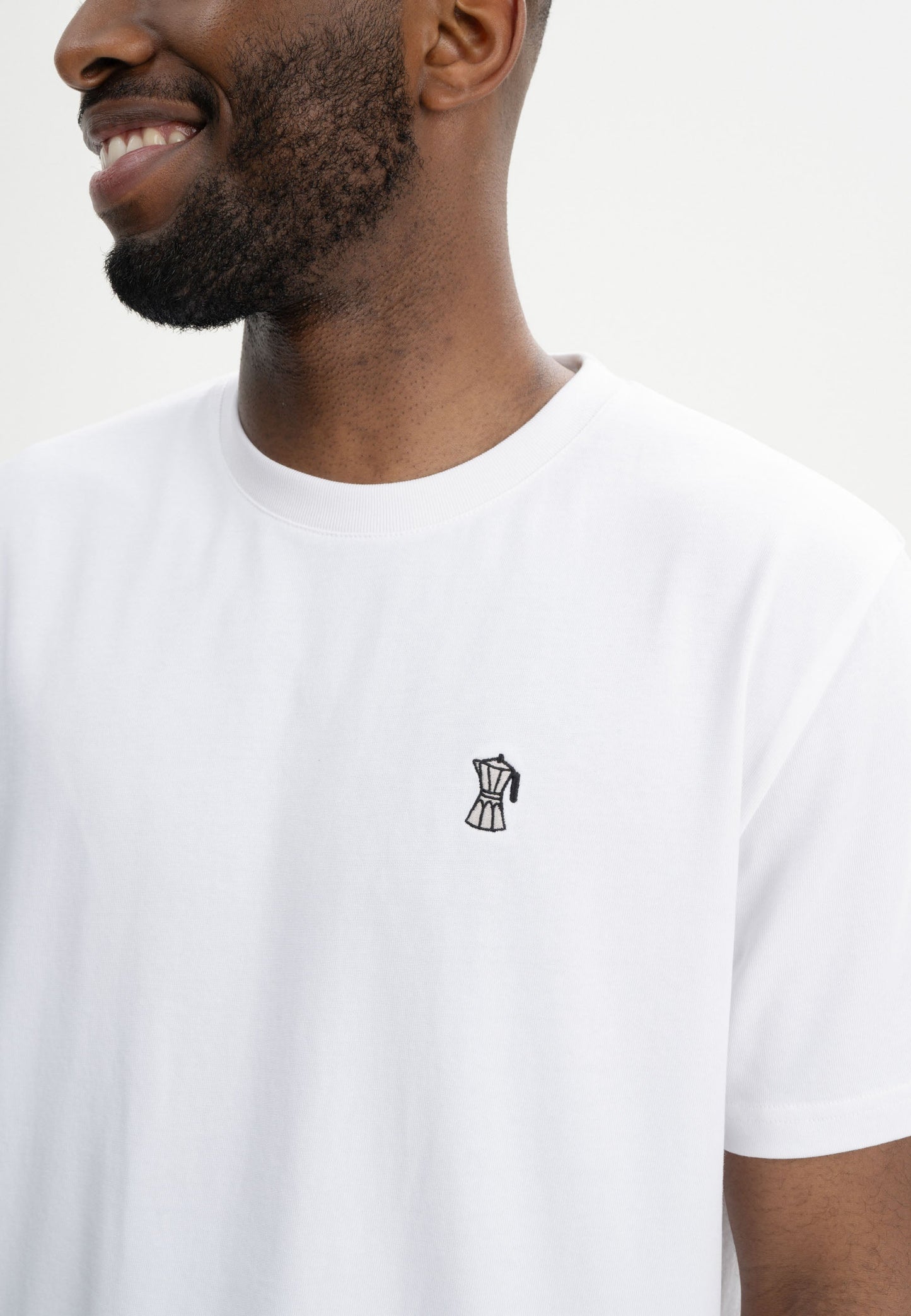 T-shirt in maglia pesante Style PRAVIN con ricamo
