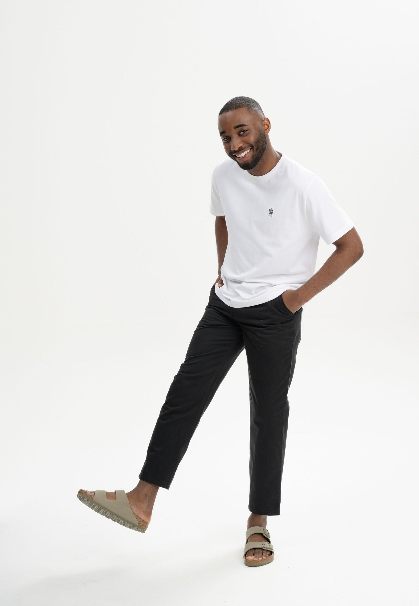 T-shirt in maglia pesante Style PRAVIN con ricamo