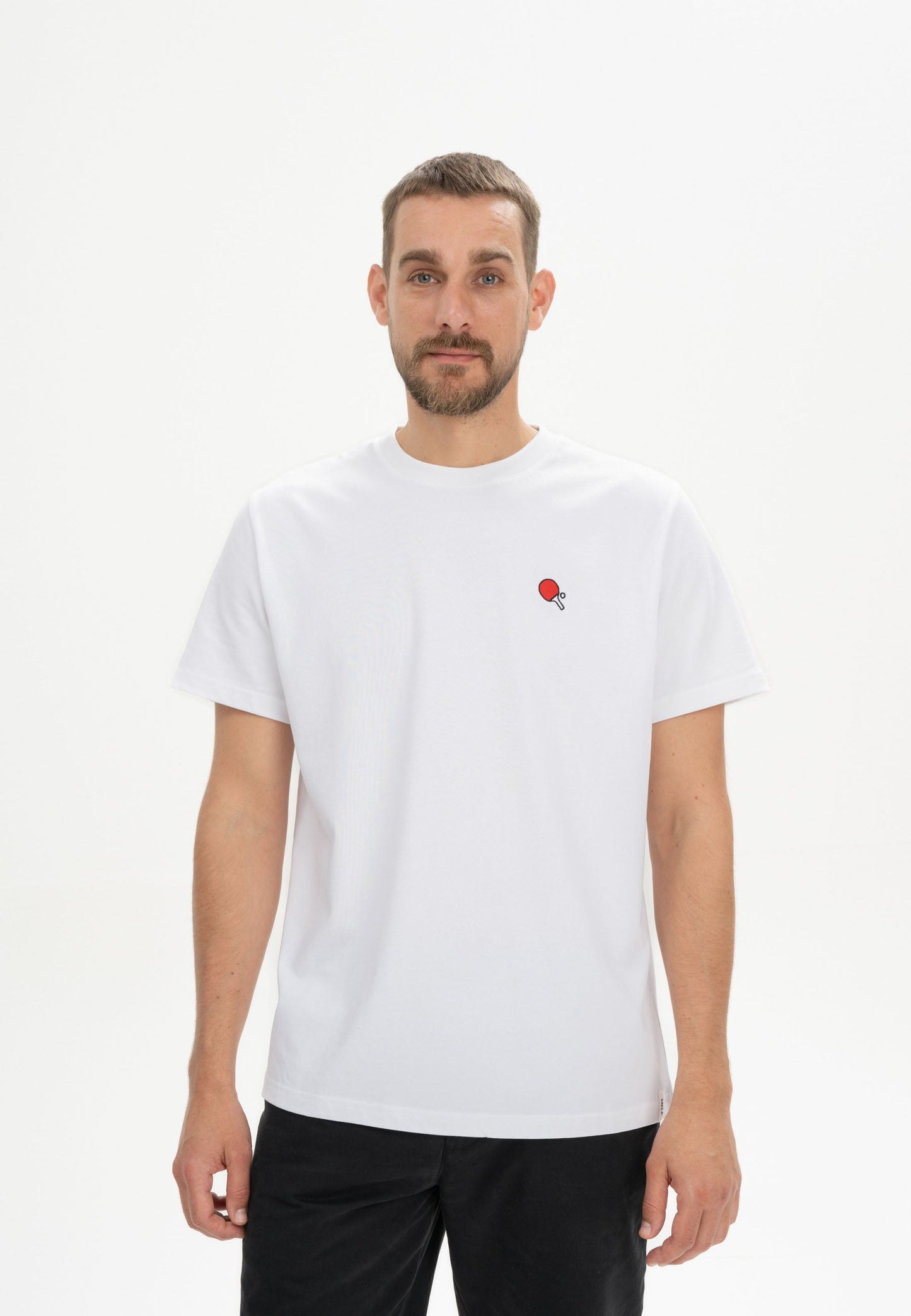 T-shirt in maglia pesante Style PRAVIN con ricamo