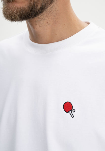 T-shirt in maglia pesante Style PRAVIN con ricamo