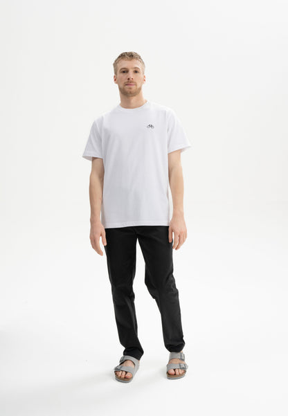 T-shirt in maglia pesante Style PRAVIN con ricamo
