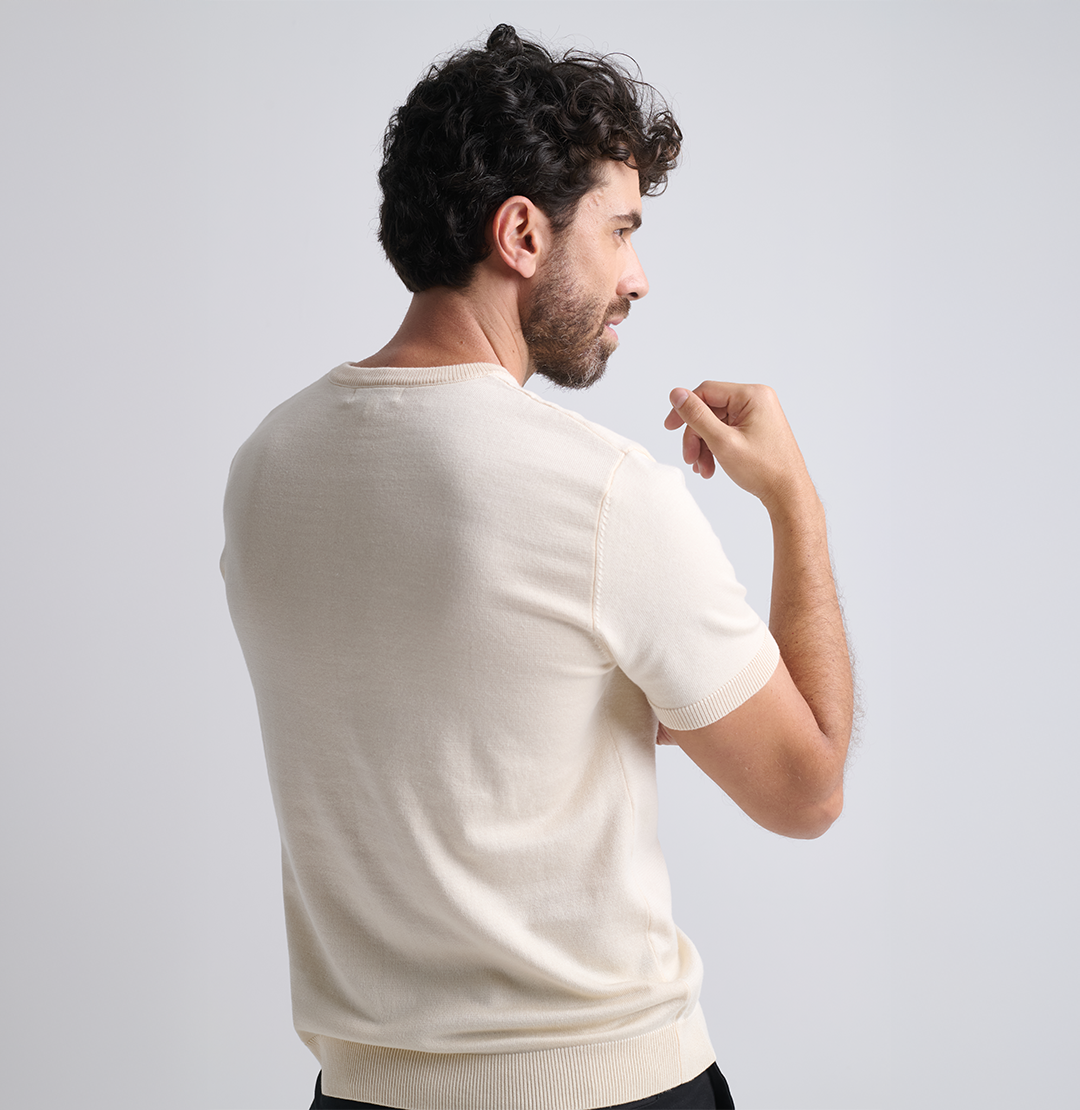 Confezione da 2 maglie Henley in tricot