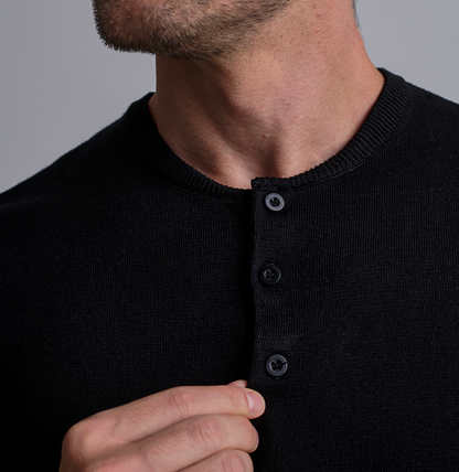 Confezione da 2 maglie Henley in tricot