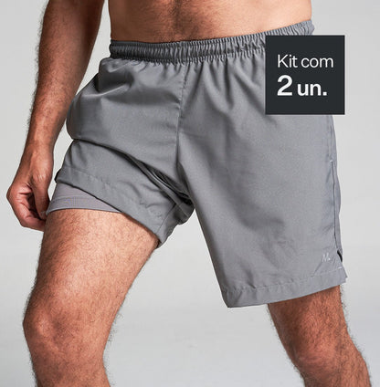 Kit 2x pantaloncini sportivi