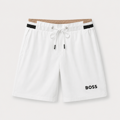 BOSS Badeshorts mit Kontrastbund - variante branca