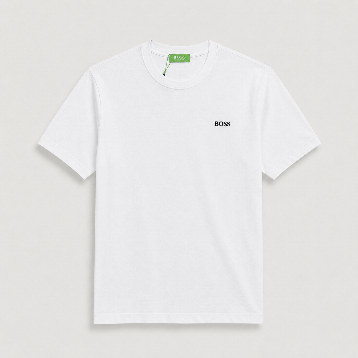 BOSS Essential T-Shirt mit dezentem Logo - variante branca