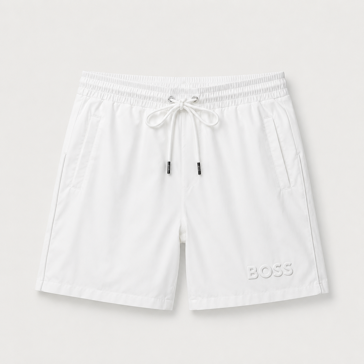BOSS Badeshorts mit Seitenstreifen - variante branca