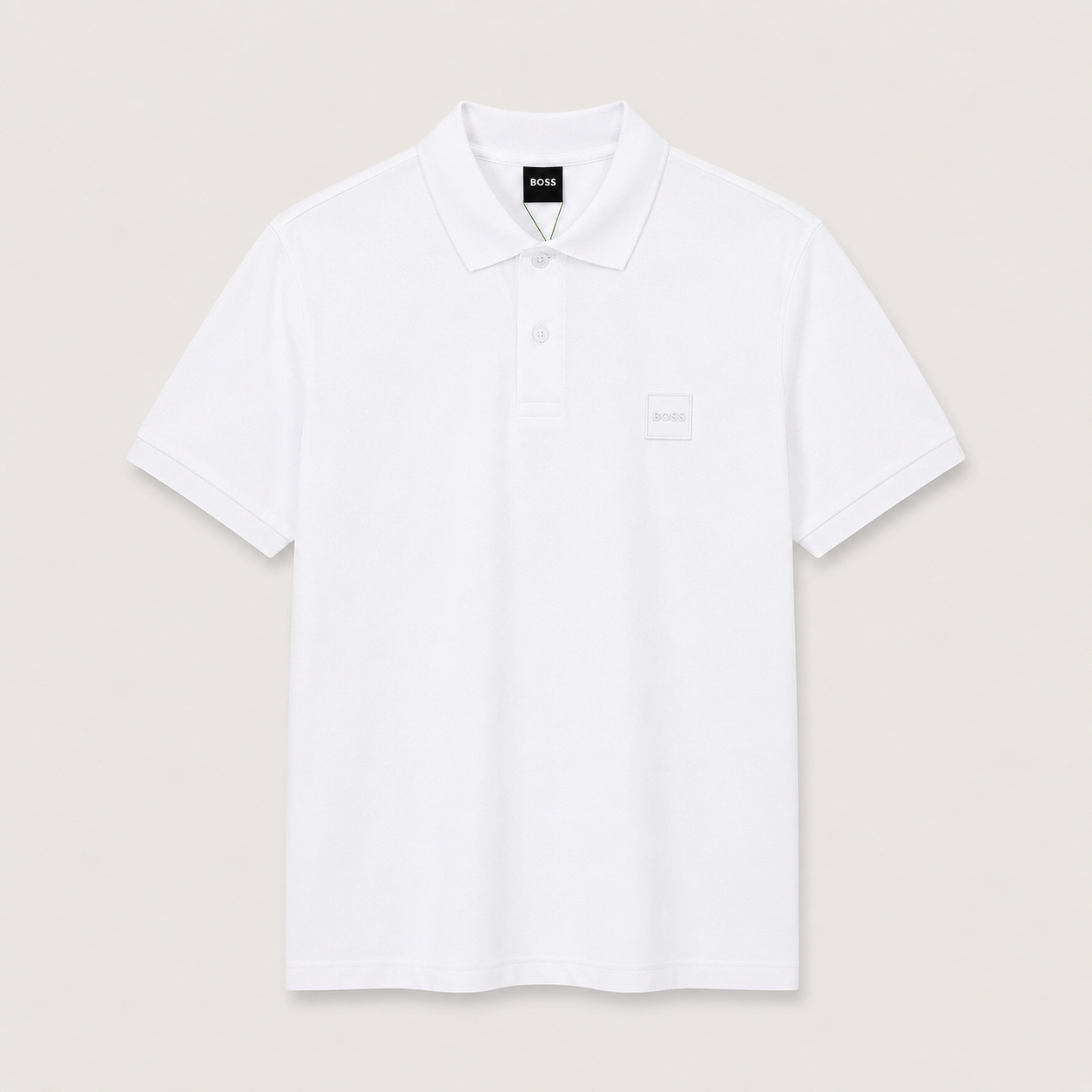 BOSS Signature Mélange-Polo - variante branca