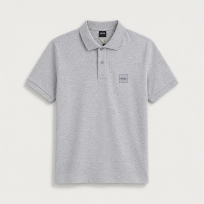 BOSS Signature Mélange-Polo - variante cinza